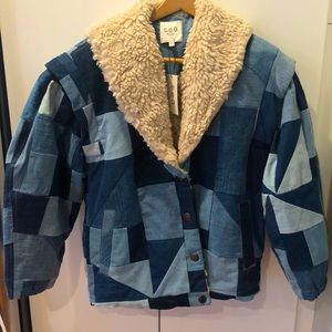 Sea New York Diego Denim Patched Coat!  Brand new with tags and never worn!